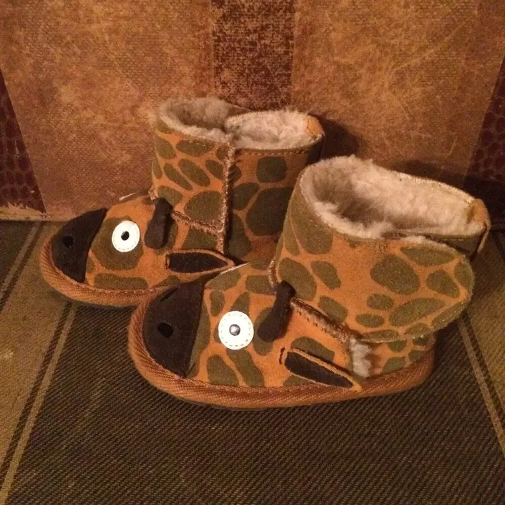 Emu Giraffe Walker Toddler Boot Merino Wool Size 6-12 Months